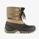 Gevoerde kinder snowboots beige zwart