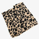 Dames sjaal met panterprint beige zwart
