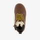 Gevoerde jongens veterboots cognac bruin
