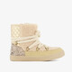Gevoerde meisjes teddy boots beige goud
