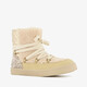 Gevoerde meisjes teddy boots beige goud