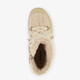 Gevoerde meisjes teddy boots beige goud