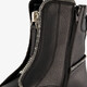 Meisjes biker boots met strass steentjes zwart
