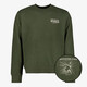 Unsigned heren sweater met backprint groen