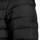 Gewatteerde heren jas zwart