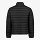 Gewatteerde heren jas zwart