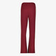 Dames wide leg broek met bies rood