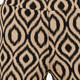 Dames flared broek met tribal print bruin zwart