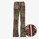 TwoDay dames wide leg broek met luipaardprint en bies