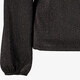 Dames party top zwart zilver