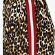Dames wide leg broek met luipaardprint en bies
