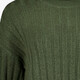 Ribgebreide dames trui groen