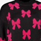 Dames trui met roze strikken