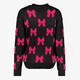 Dames trui met roze strikken