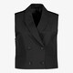 Dames blazer gilet zwart