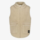 Jongens teddy gilet beige