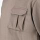 Jongens hoodie met borstzakje beige