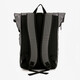 Rolltop rugzak waterdicht zwart met panterprint 14 liter