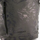 Rolltop rugzak waterdicht zwart met panterprint 14 liter