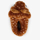 Kinder pantoffels hert bruin