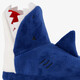 Kinder pantoffels haai blauw