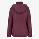 Gewatteerde dames softshell jas bordeaux