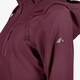 Gewatteerde dames softshell jas bordeaux