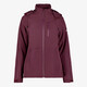Gewatteerde dames softshell jas bordeaux