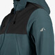 Heren softshell jas blauw zwart