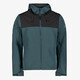 Heren softshell jas blauw zwart