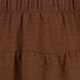 Meisjes rok glitters bruin