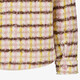 Meisjes teddy shacket met strepen beige roze