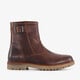 Van Beers gevoerde leren heren boots bruin