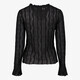Dames mesh top zwart