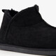 Halfhoge heren pantoffels zwart