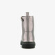 Metallic meisjes veterboots zilverkleurig