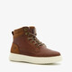 Gevoerde jongens veterboots bruin