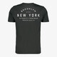 Heren T-shirt met backprint zwart