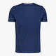 Heren T-shirt met tekstopdruk blauw