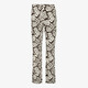 Pantalon dames bruin/wit