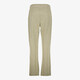 Dames wide leg broek met print groen beige