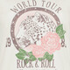 Dames T-shirt met opdruk wit