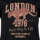 Dames T-shirt met opdruk zwart
