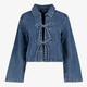 Korte dames spijkerjas blauw