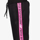 Meisjes trainingsbroek zwart roze