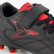 FG kinder voetbalschoenen zwart rood