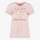 TwoDay dames t-shirt met opdruk roze