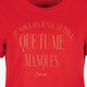 Dames T-shirt met opdruk rood