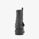 Dames boots met sierbandjes zwart