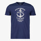 Unsigned heren T-shirt met opdruk blauw